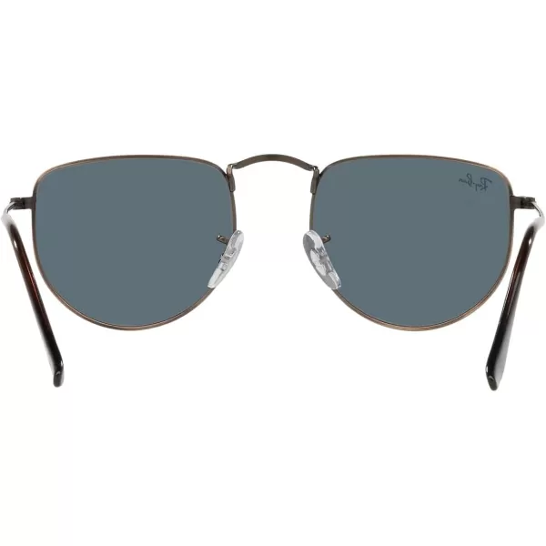 RayBan Rb3958 Elon Round SunglassesAntique CopperBlue