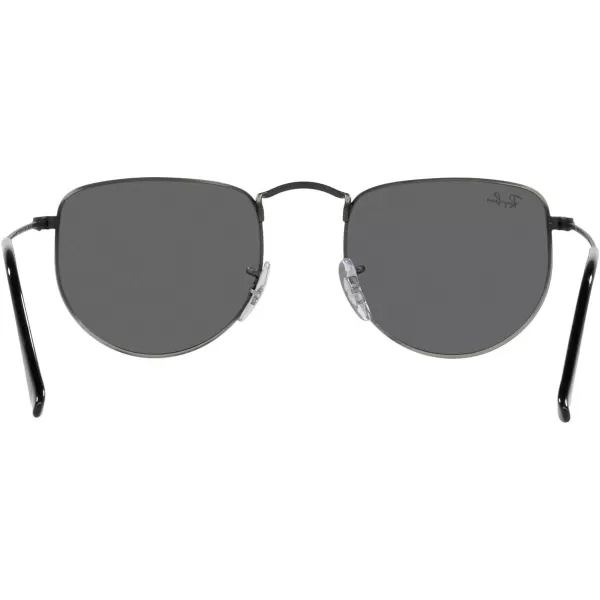 RayBan Rb3958 Elon Round SunglassesAntique GunmetalDark Grey