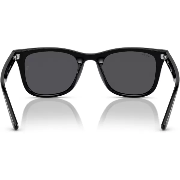 RayBan Rb4420 Square SunglassesBlackDark Grey