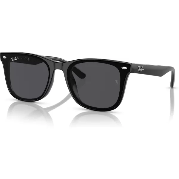 RayBan Rb4420 Square SunglassesBlackDark Grey