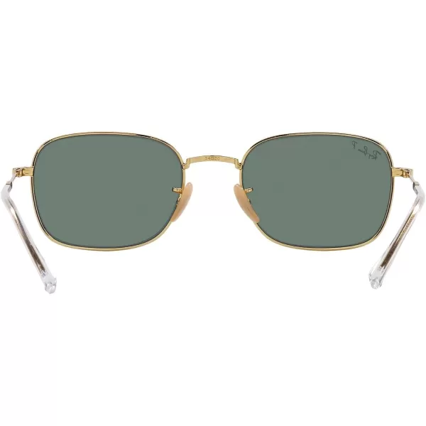 RayBan Womens Rb3706 Square SunglassesGoldPolarized Grey