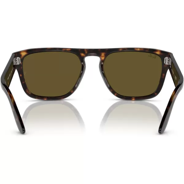 RayBan Womens Rb4407 Square SunglassesHavanaDark Brown