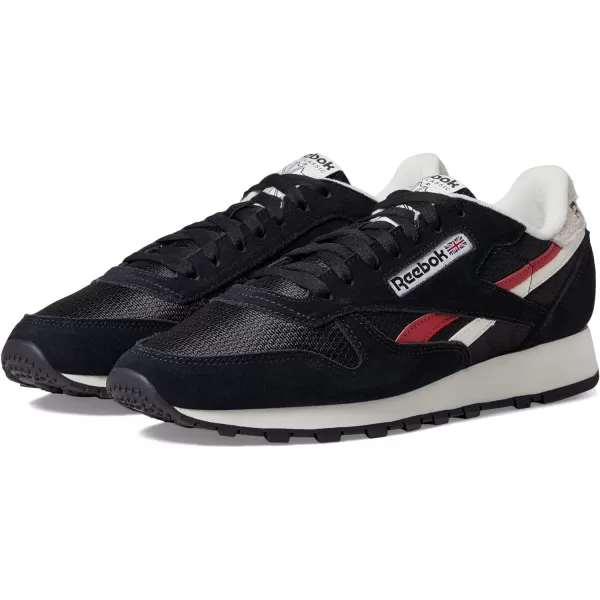 Reebok Classic Leather SneakerBlackChalkFlash Red