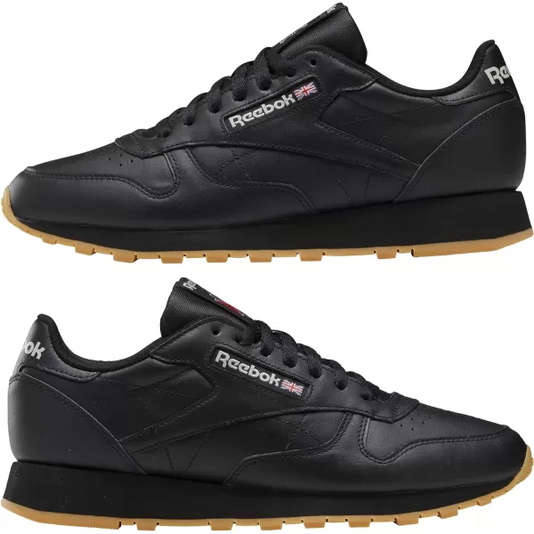 Reebok Classic Leather SneakerCore BlackPure Grey 5Reebok Rubber Gum03