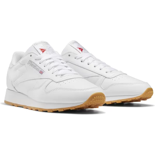 Reebok Classic Leather SneakerFtwr WhitePure Grey 3Reebok Rubber Gum03