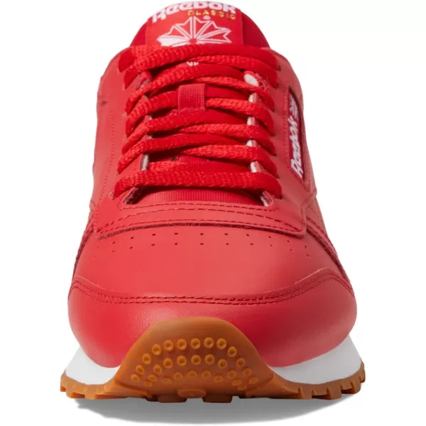 Reebok Classic Leather SneakerVector RedFtwr WhiteReebok Rubber Gum03