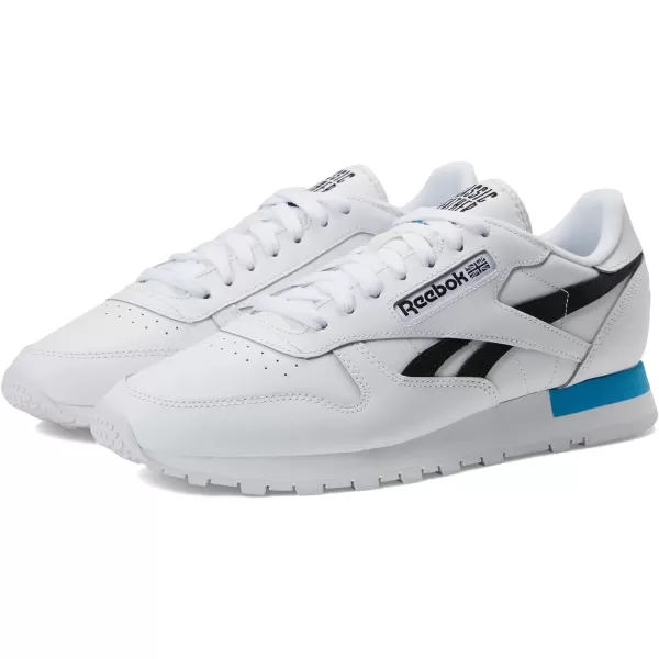 Reebok Classic Leather SneakerWhiteBlackRadiant Aqua