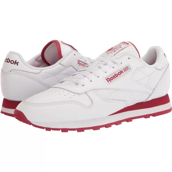 Reebok Classic Leather SneakerWhiteFlash Red