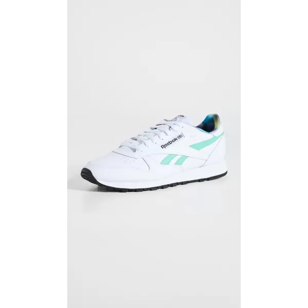 Reebok Classic Leather SneakerWhiteSemi Classic TealLilac Glow