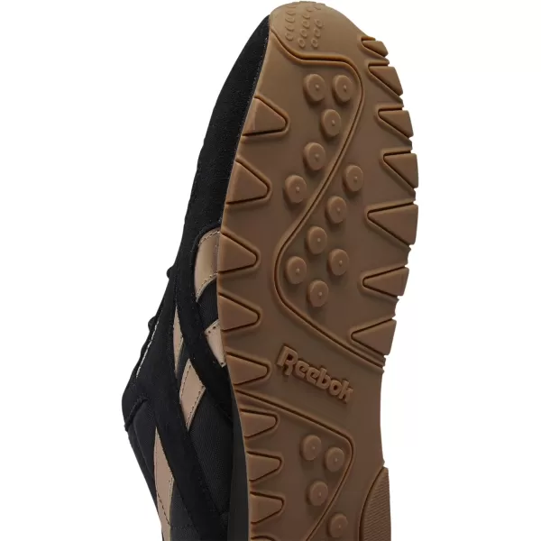 Reebok Mens Classic Nylon SneakerBlackGolden Bronze