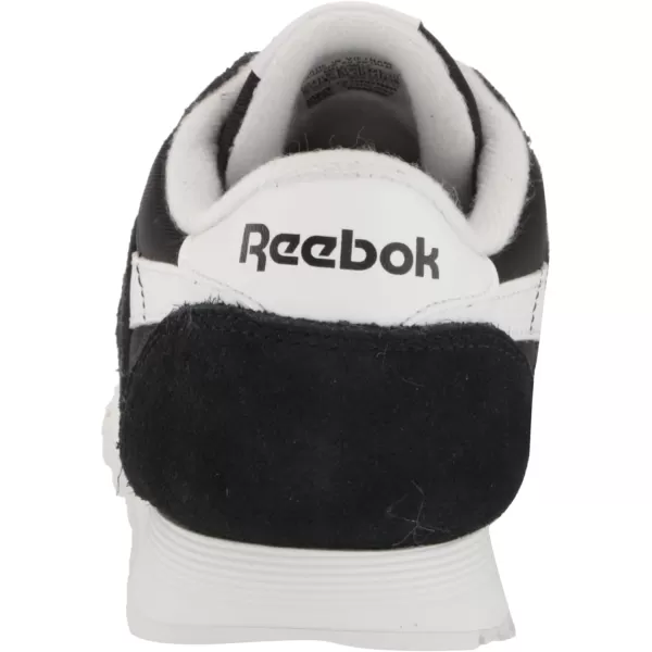 Reebok Mens Classic Nylon SneakerClassic WhiteBlack