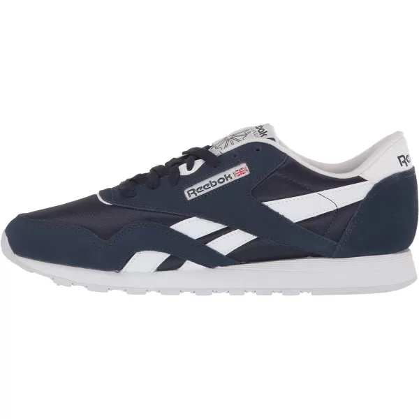 Reebok Mens Classic Nylon SneakerCollegiate NavyWhiteRed