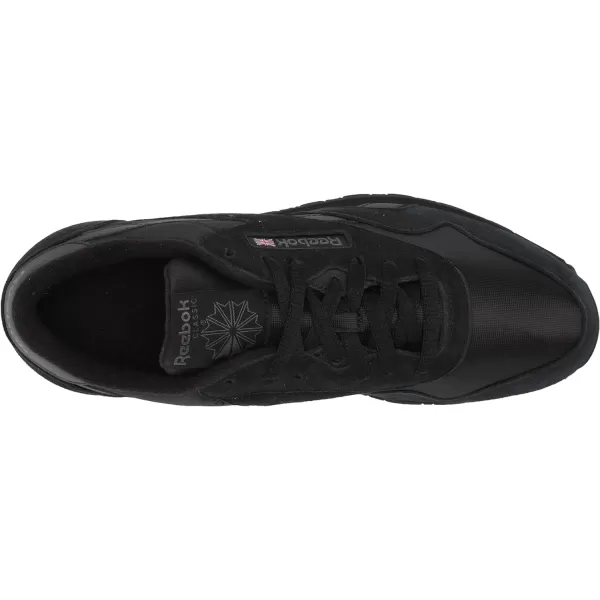 Reebok Mens Classic Nylon SneakerCore BlackPure Grey