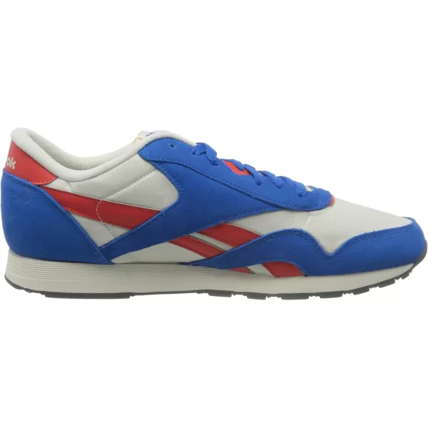 Reebok Mens Classic Nylon SneakerDynamic BlueChalkCarotene