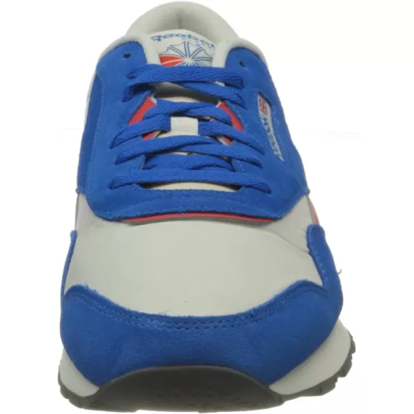 Reebok Mens Classic Nylon SneakerDynamic BlueChalkCarotene