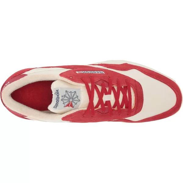 Reebok Mens Classic Nylon SneakerFlash RedChalkClassic White