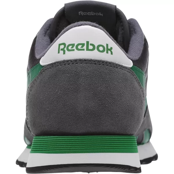 Reebok Mens Classic Nylon SneakerGrau Grn Wei Schwarz Legierung Aschgrau Basil Grn Wei Schwarz