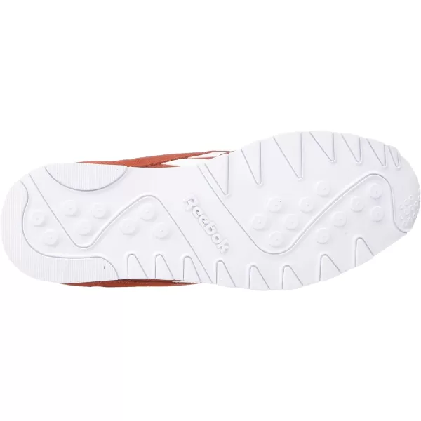 Reebok Mens Classic Nylon SneakerMason RedWhite