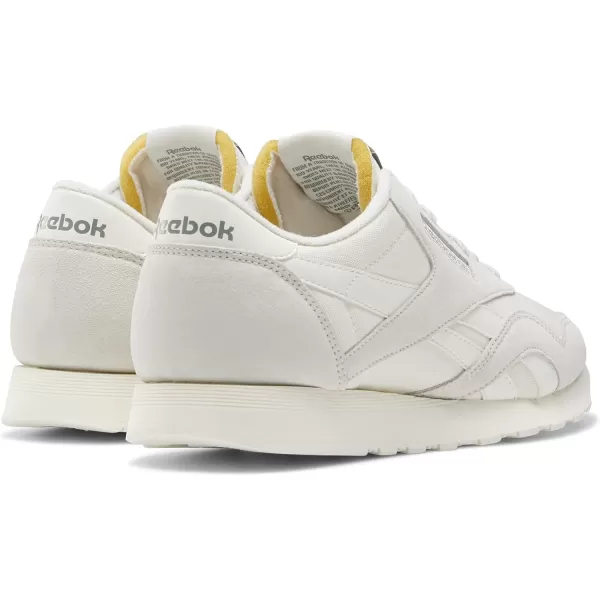 Reebok Mens Classic Nylon SneakerMorning FogHarmony GreenChalk