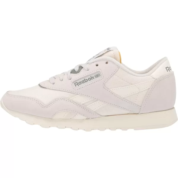 Reebok Mens Classic Nylon SneakerMorning FogHarmony GreenChalk