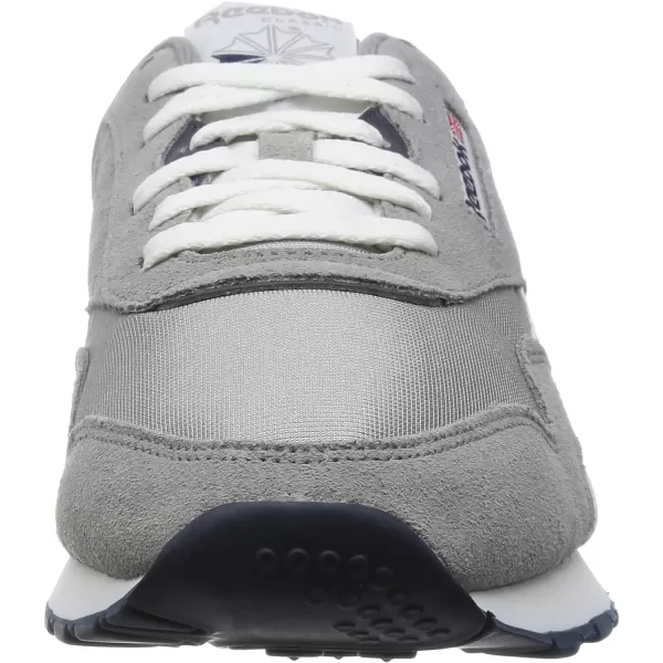 Reebok Mens Classic Nylon SneakerPlatinumJet Blue