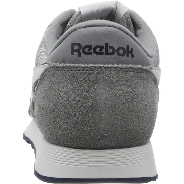 Reebok Mens Classic Nylon SneakerPlatinumJet Blue