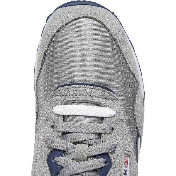 Reebok Mens Classic Nylon SneakerPlatinumJet Blue