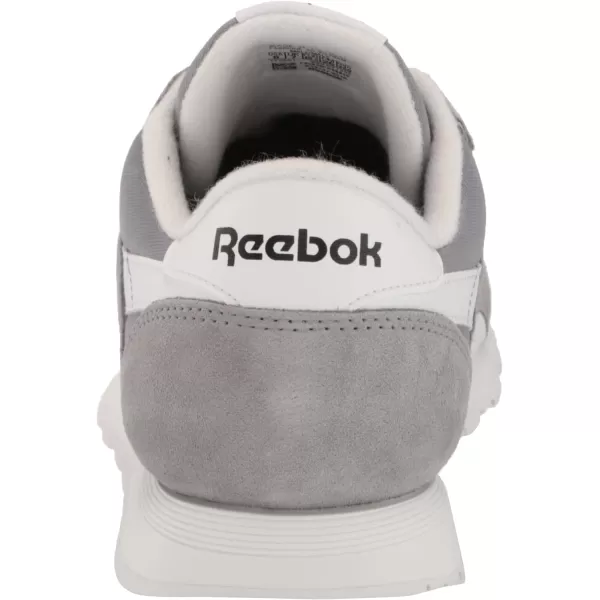 Reebok Mens Classic Nylon SneakerPure GreyWhite