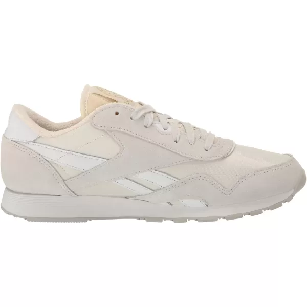 Reebok Mens Classic Nylon SneakerPure GreyWhitePure Grey