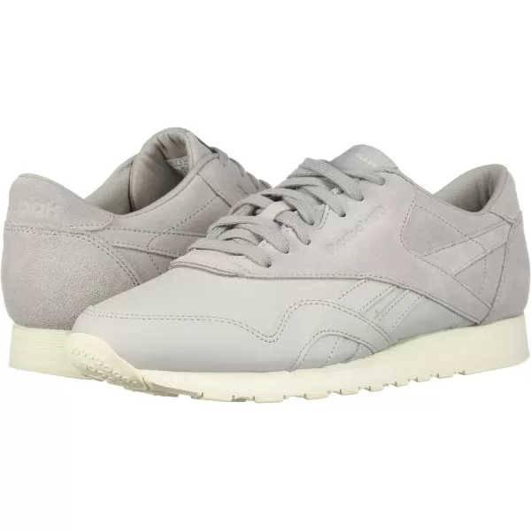 Reebok Mens Classic Nylon SneakerSkull GreyStark GreyCha