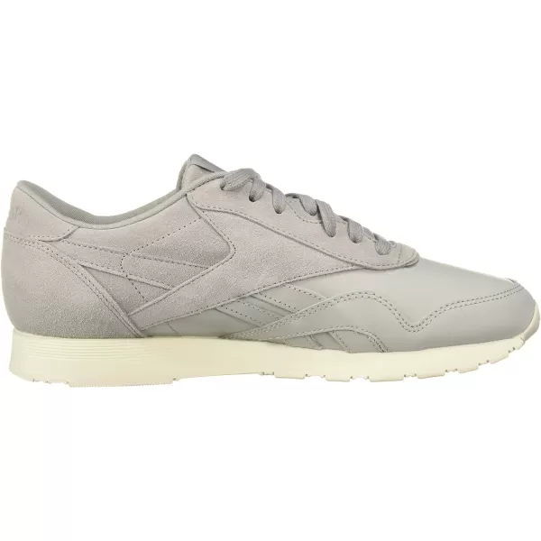 Reebok Mens Classic Nylon SneakerSkull GreyStark GreyCha