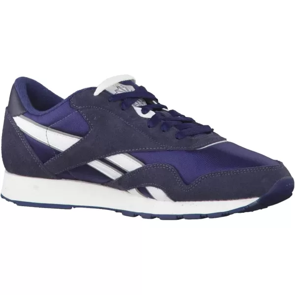 Reebok Mens Classic Nylon SneakerTeam NavyPlatinum2