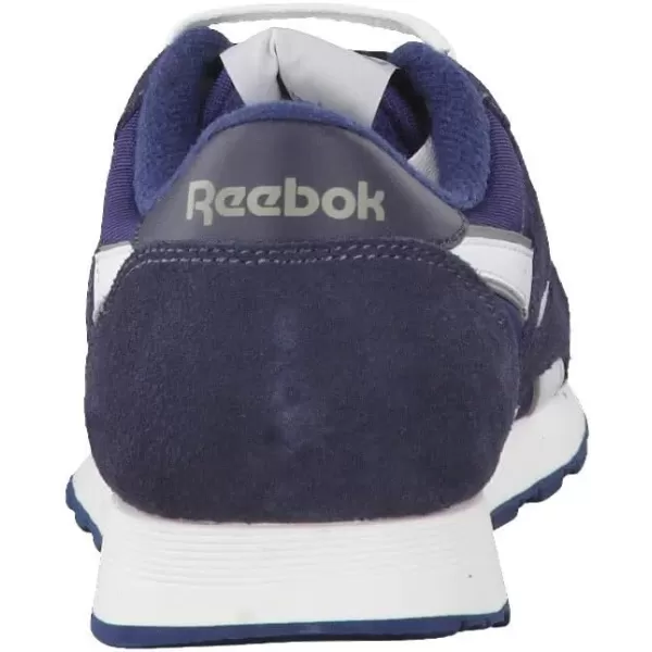 Reebok Mens Classic Nylon SneakerTeam NavyPlatinum2