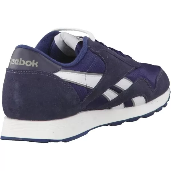 Reebok Mens Classic Nylon SneakerTeam NavyPlatinum2