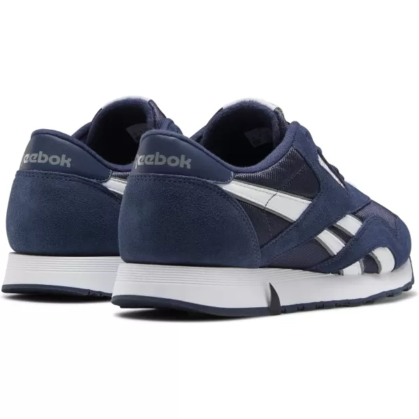 Reebok Mens Classic Nylon SneakerTeam NavyTeam NavyPlatinum