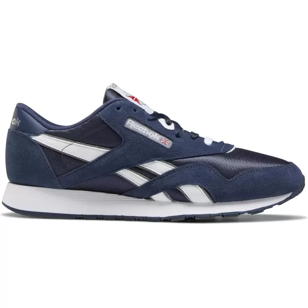 Reebok Mens Classic Nylon SneakerTeam NavyTeam NavyPlatinum