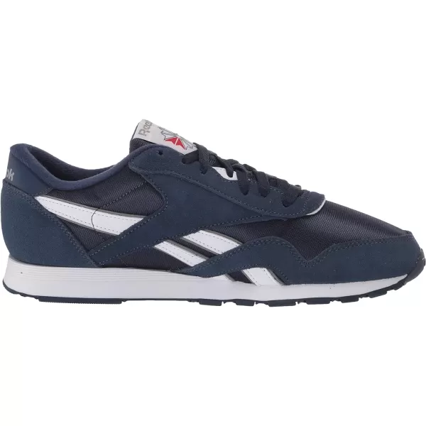 Reebok Mens Classic Nylon SneakerTeam NavyTeam NavyPlatinum