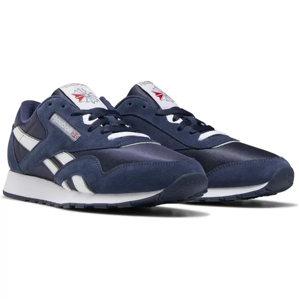 Reebok Mens Classic Nylon SneakerTeam NavyTeam NavyPlatinum