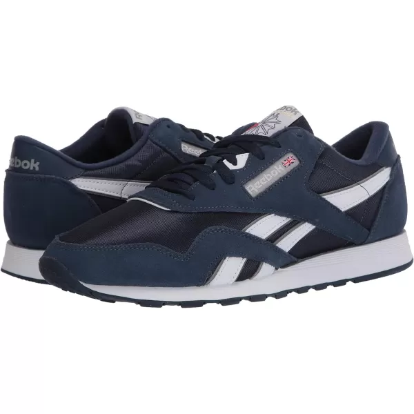 Reebok Mens Classic Nylon SneakerTeam NavyTeam NavyPlatinum