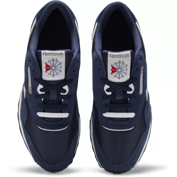 Reebok Mens Classic Nylon SneakerTeam NavyTeam NavyPlatinum