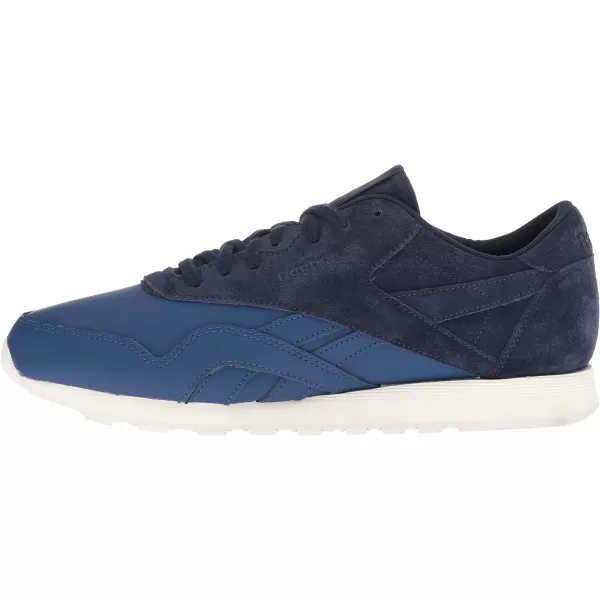 Reebok Mens Classic Nylon SneakerWashed BlueCollegiate Natural