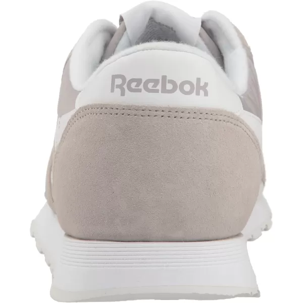 Reebok Mens Classic Nylon SneakerWhisper GreyWhite