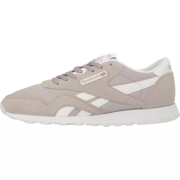 Reebok Mens Classic Nylon SneakerWhisper GreyWhite