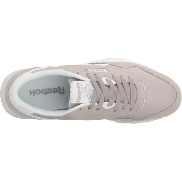 Reebok Mens Classic Nylon SneakerWhisper GreyWhite