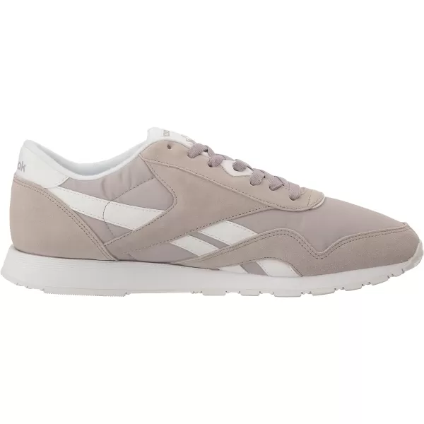 Reebok Mens Classic Nylon SneakerWhisper GreyWhite