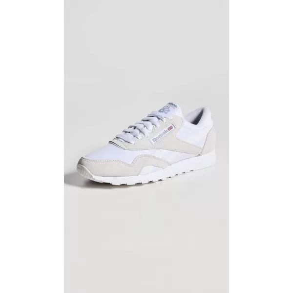 Reebok Mens Classic Nylon SneakerWhite