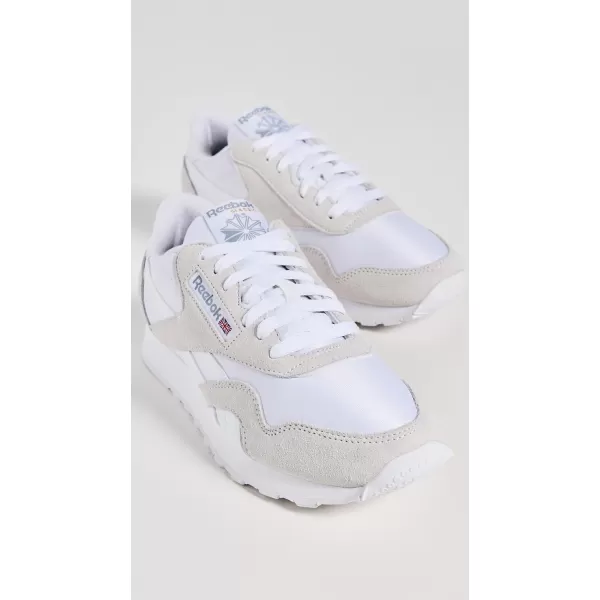 Reebok Mens Classic Nylon SneakerWhite