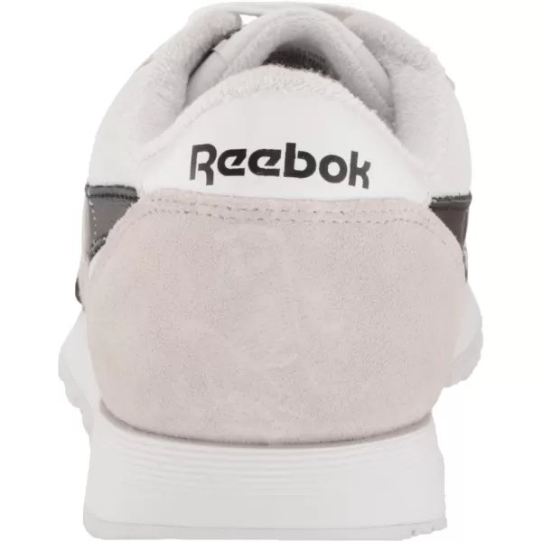 Reebok Mens Classic Nylon SneakerWhiteBlack