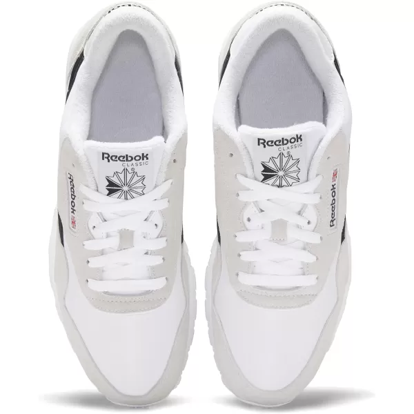 Reebok Mens Classic Nylon SneakerWhiteBlack