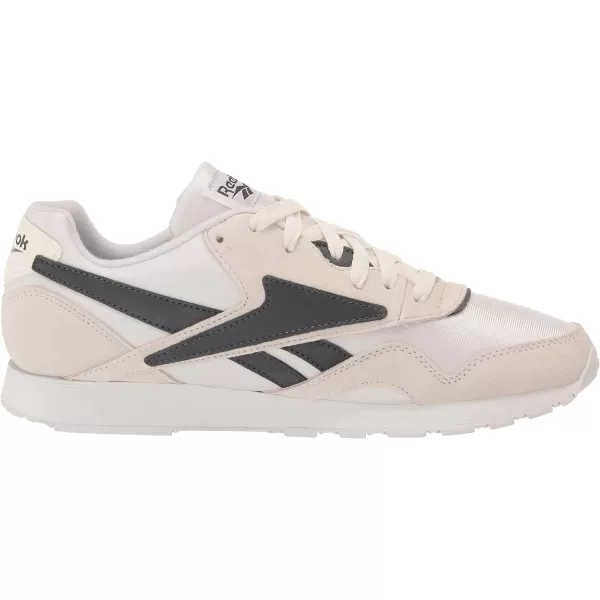 Reebok Mens Classic Nylon SneakerWhiteChalkCold Grey